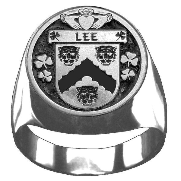 Lee Irish Coat of Arms Gents Ring IC100