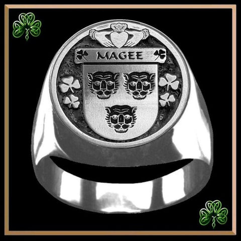 Magee Irish Coat of Arms Gents Ring IC100