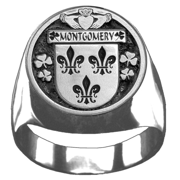 Montgomery Irish Coat of Arms Gents Ring IC100