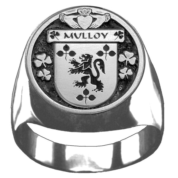 Mulloy Irish Coat of Arms Gents Ring IC100