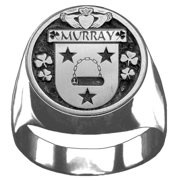 Murray 2 Irish Coat of Arms Gents Ring IC100
