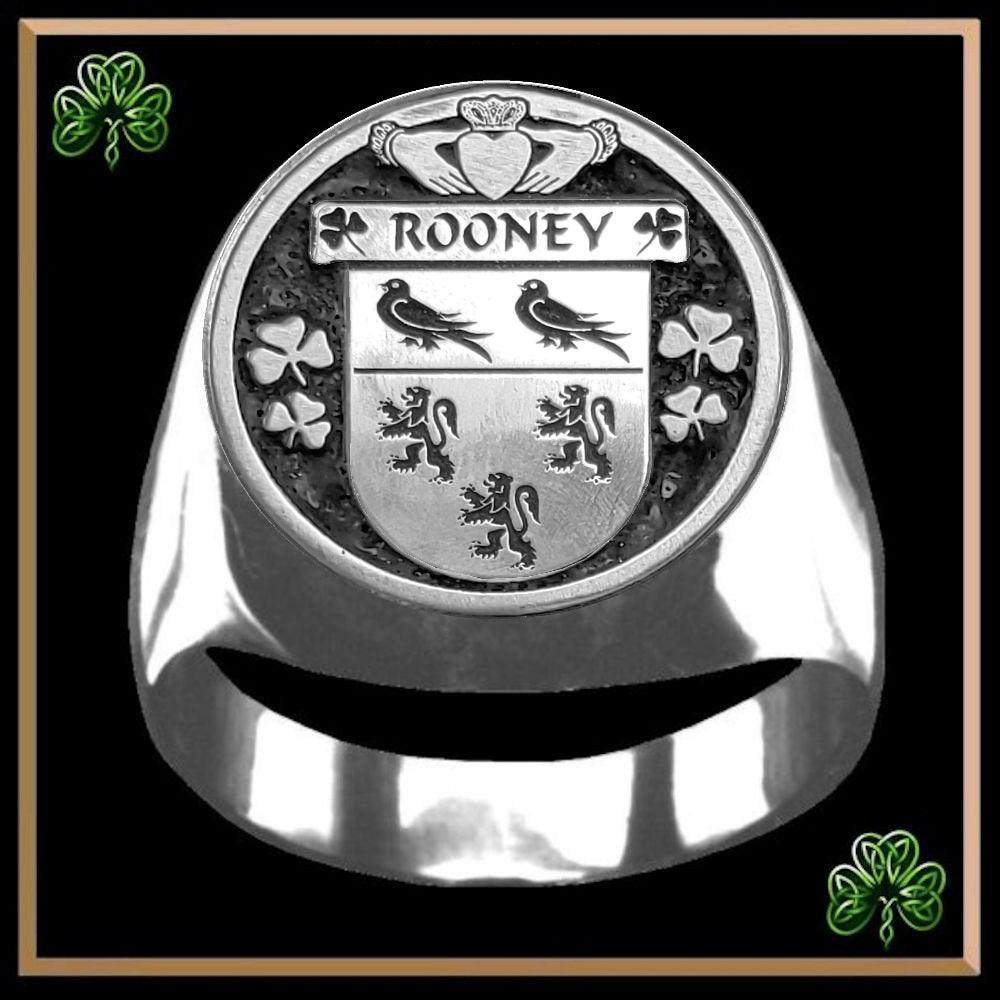 Rooney Irish Coat of Arms Gents Ring IC100