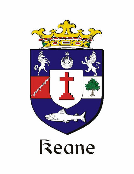 Keane Irish Coat of Arms Sporran, Genuine Leather