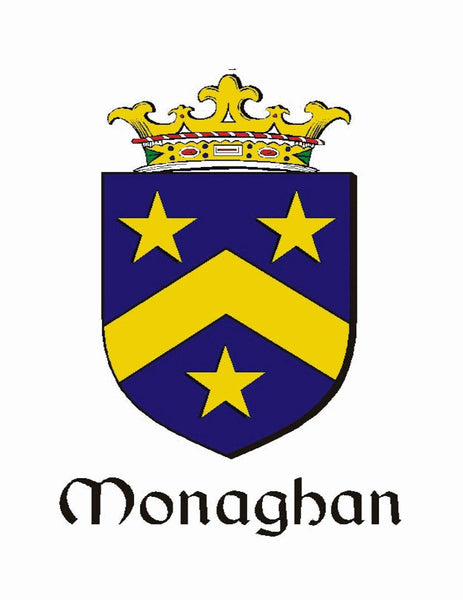 Monaghan Irish Coat of Arms Sporran, Genuine Leather