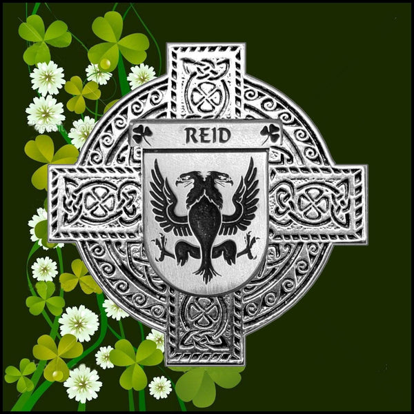 Reid Irish Coat of Arms Sporran, Genuine Leather