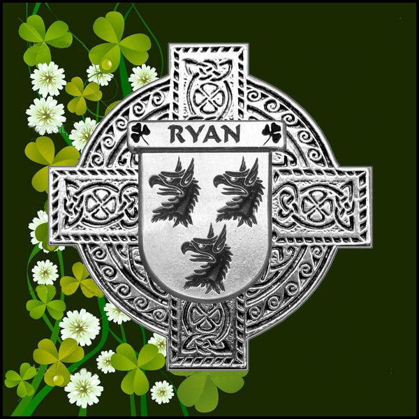 Ryan Irish Coat of Arms Sporran, Genuine Leather