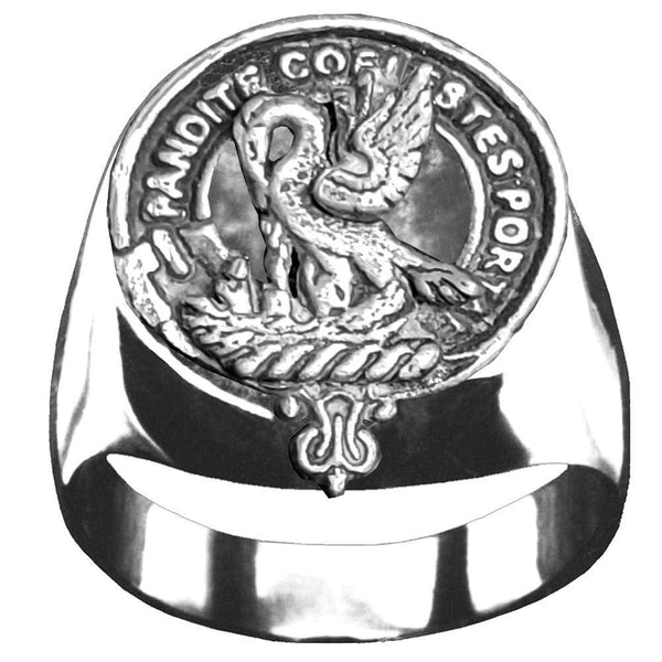 Gibson Scottish Clan Crest Ring GC100  ~  Sterling Silver and Karat Gold