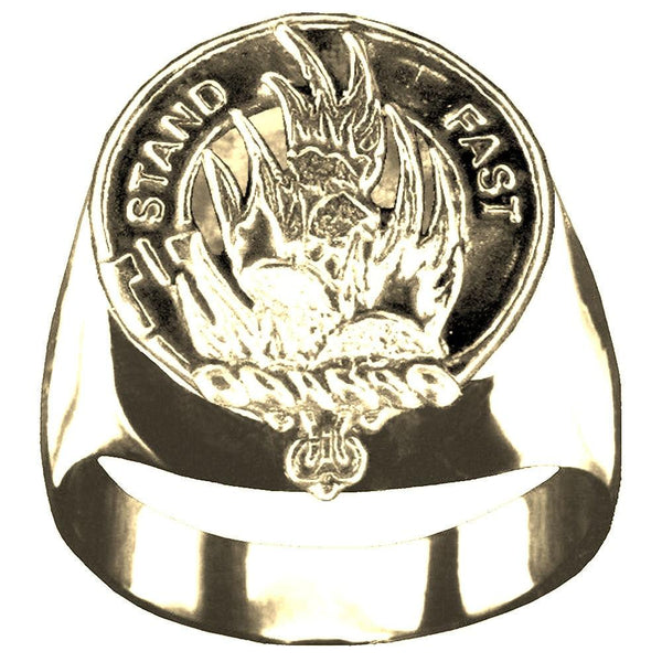 Grant  Scottish Clan Crest Ring GC100  ~  Sterling Silver and Karat Gold