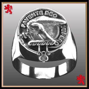 Mitchell Scottish Clan Crest Ring GC100  ~  Sterling Silver and Karat Gold