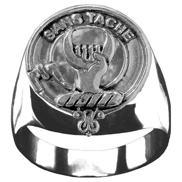 Napier  Scottish Clan Crest Ring GC100  ~  Sterling Silver and Karat Gold
