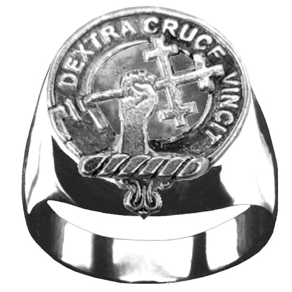 Sheppard Scottish Clan Crest Ring GC100  ~  Sterling Silver and Karat Gold