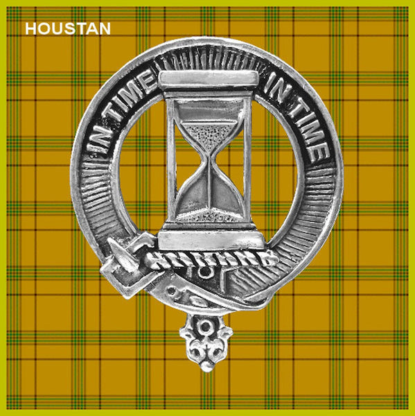 Houston Crest Badge Beer Mug, Scottish Glass Tankard