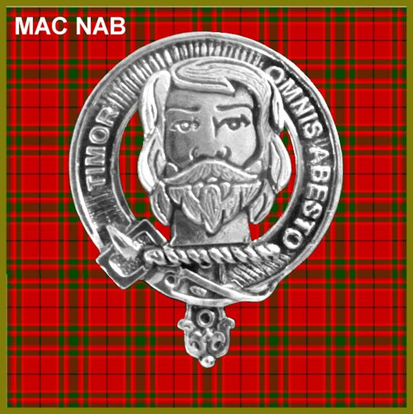 MacNab Clan Crest Badge Glass Beer Mug