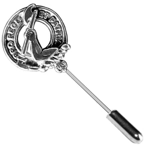 Cooper Clan Crest Stick or Cravat pin, Sterling Silver