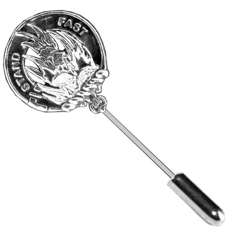 Grant Clan Crest Stick or Cravat pin, Sterling Silver