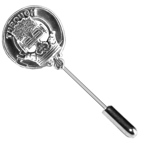 Hamilton Clan Crest Stick or Cravat pin, Sterling Silver