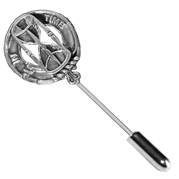 Houston Clan Crest Stick or Cravat pin, Sterling Silver