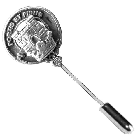 MacLachlan Clan Crest Stick or Cravat pin, Sterling Silver