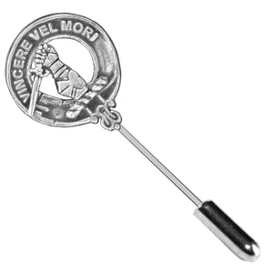 MacNeill (Gigha) Clan Crest Stick or Cravat pin, Sterling Silver
