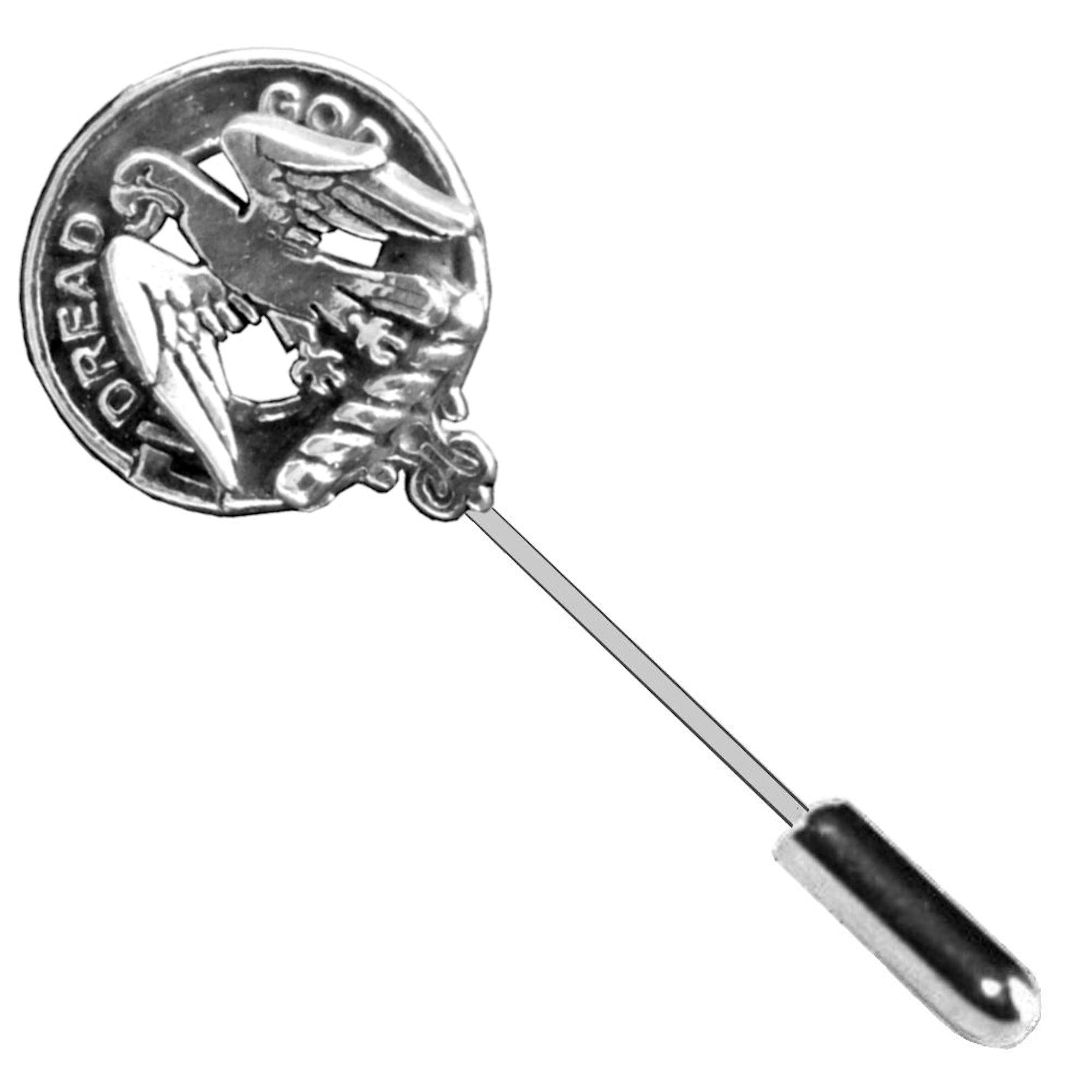 Munro Clan Crest Stick or Cravat pin, Sterling Silver