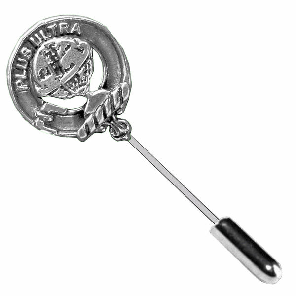 Nairn Clan Crest Stick or Cravat pin, Sterling Silver