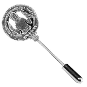 Stewart (Athol) Clan Crest Stick or Cravat pin, Sterling Silver