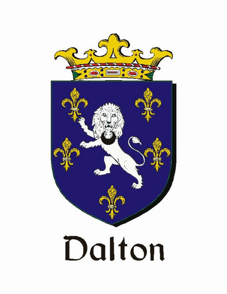 Dalton Irish Coat of Arms Black Pocket Watch