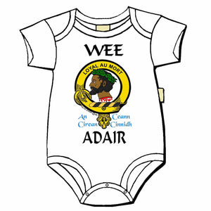 Adair Scottish Clan Crest Baby Jumper