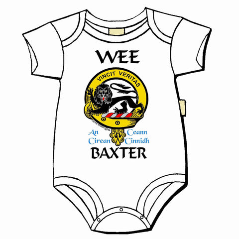 Baxter Scottish Clan Crest Baby Jumper