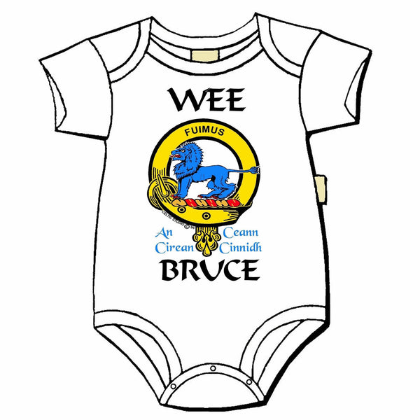 Bruce Scottish Clan Crest Baby Jumper