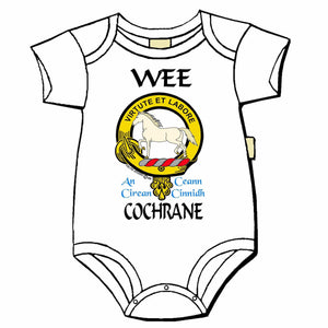 Cochrane Scottish Clan Crest Baby Jumper