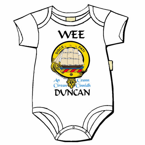 Duncan Scottish Clan Crest Baby Jumper