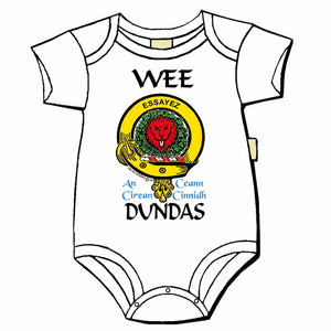 Dundas Scottish Clan Crest Baby Jumper