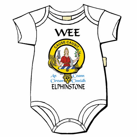Elphinstone Scottish Clan Crest Baby Jumper