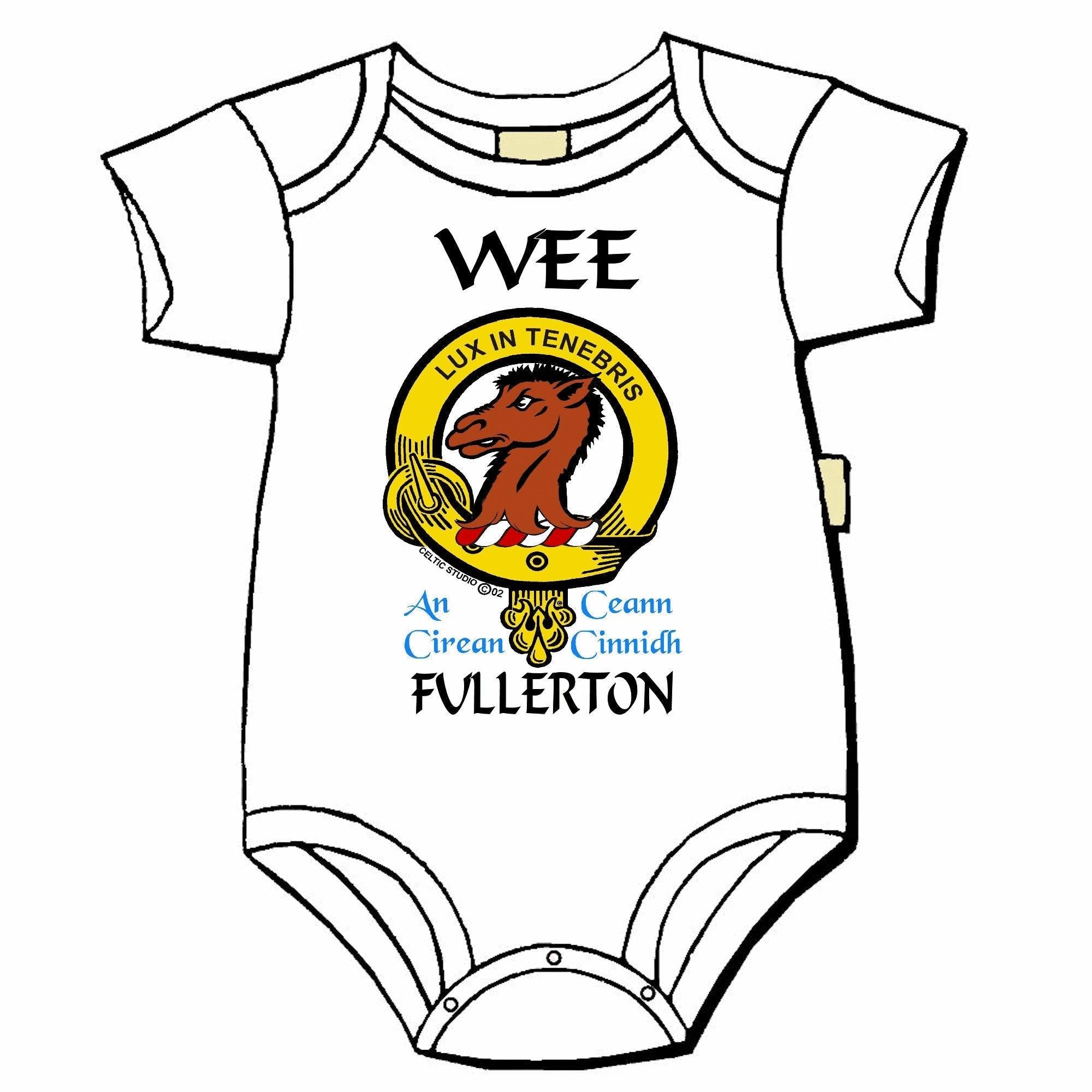 Fullerton Scottish Clan Crest Baby Jumper