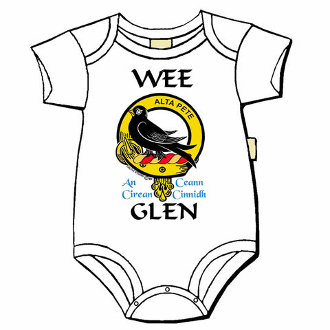 Glen Scottish Clan Crest Baby Jumper