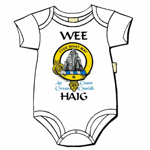 Haig Scottish Clan Crest Baby Jumper