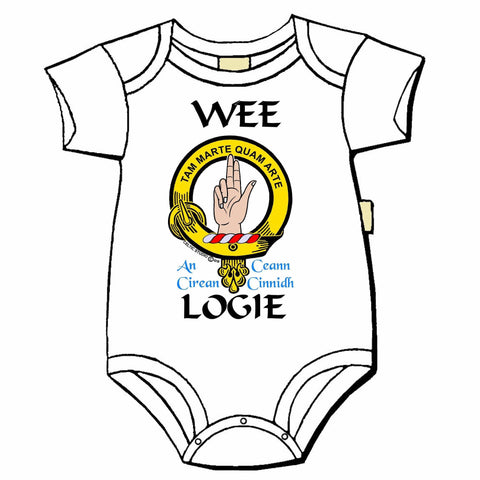 Logie Scottish Clan Crest Baby Jumper
