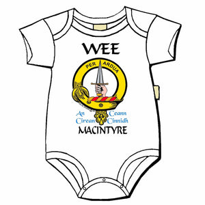 MacIntyre Scottish Clan Crest Baby Jumper