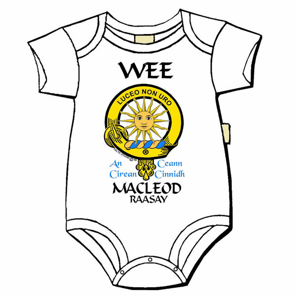 MacLeod  Raasay Scottish Clan Crest Baby Jumper