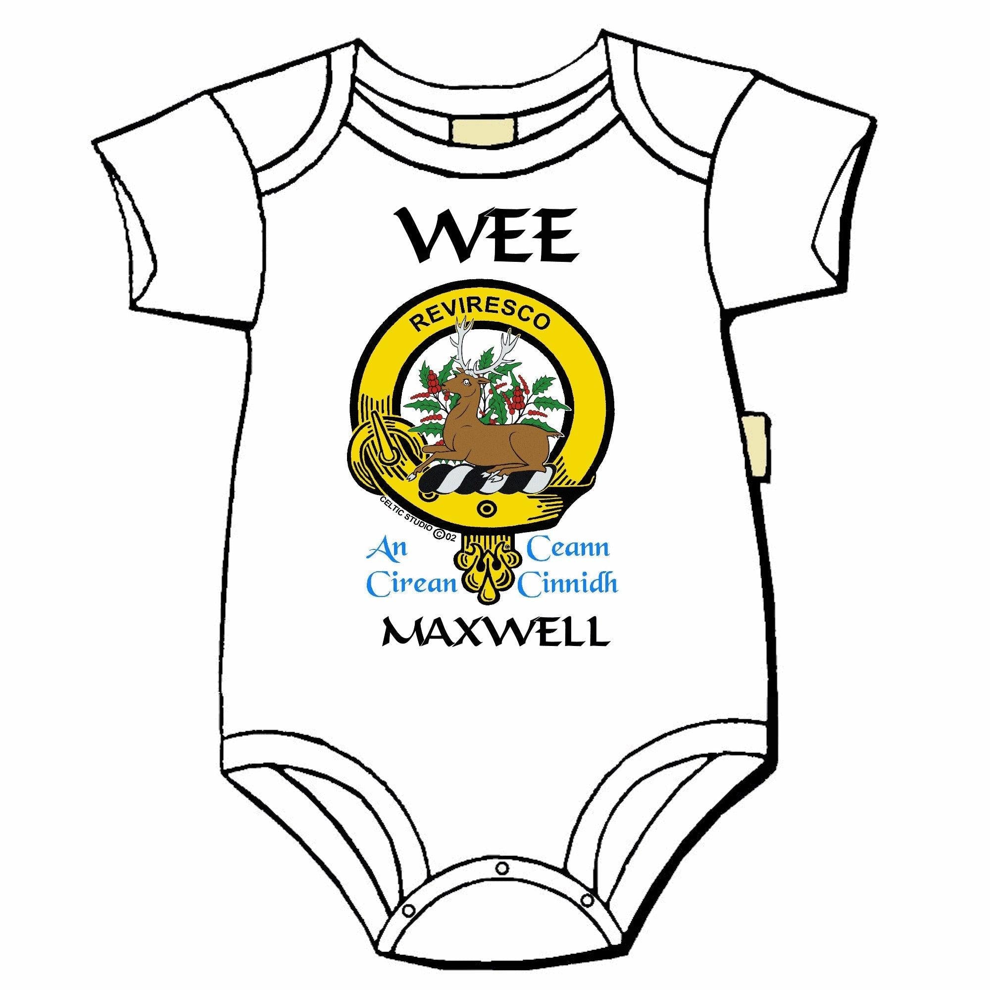 Maxwell Scottish Clan Crest Baby Jumper