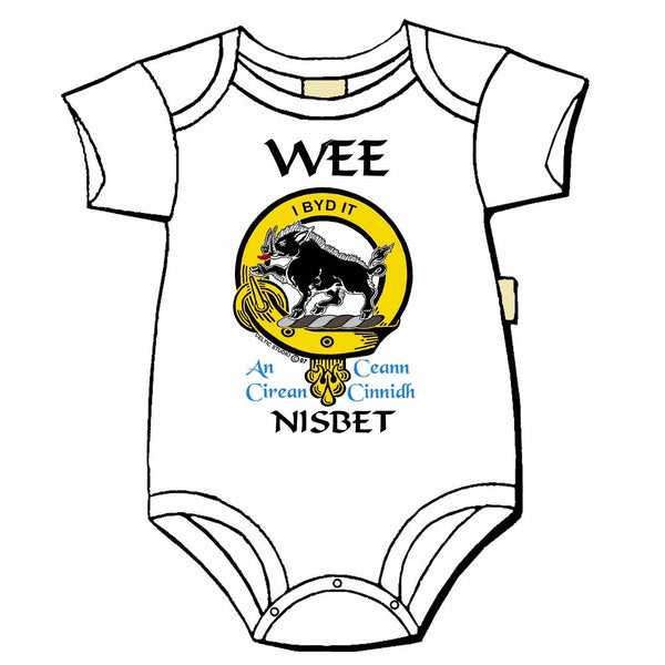 Nisbet Scottish Clan Crest Baby Jumper