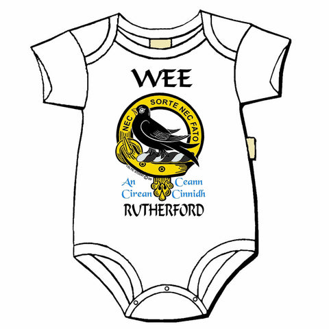 Rutherford Scottish Clan Crest Baby Jumper