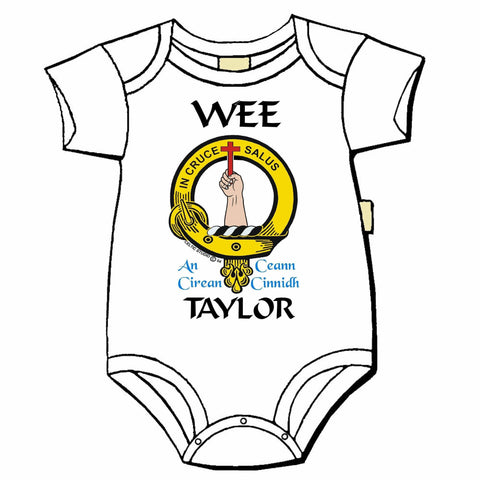 Taylor Scottish Clan Crest Baby Jumper