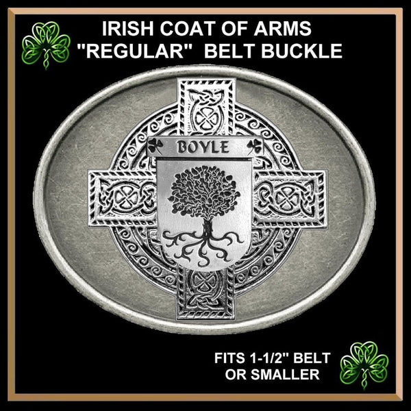Boyle Irish Coat of Arms Regular Buckle