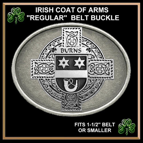 Burns Irish Coat of Arms Regular Buckle