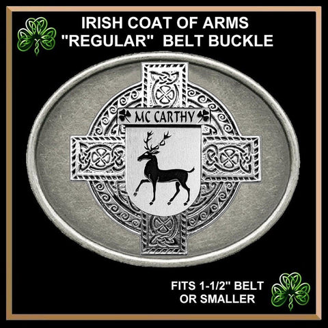 McCarthy Irish Coat of Arms Regular Buckle