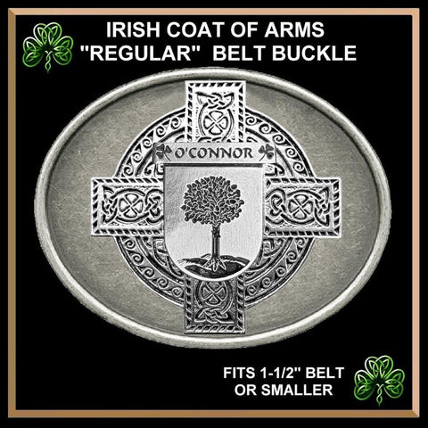 O'Connor Offlay Irish Coat of Arms Regular Buckle