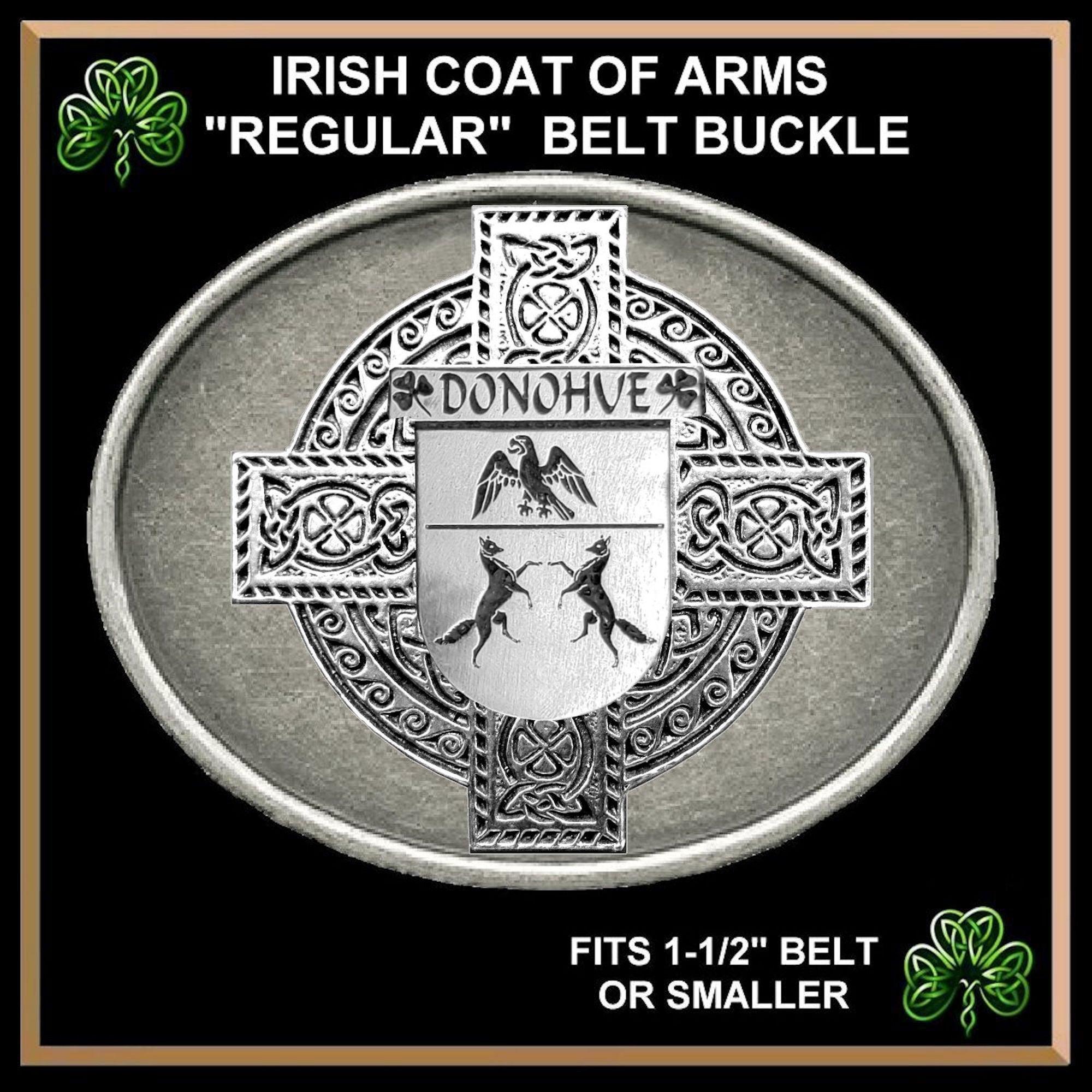 Donohue Irish Coat of Arms Regular Buckle