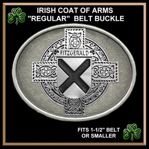 Fitzgerald Irish Coat of Arms Regular Buckle